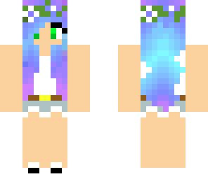 blue hair girl