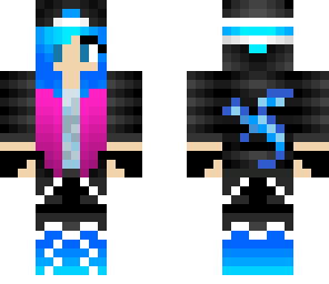 blue pink cutie