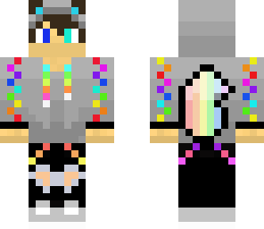 rainbow wolf guy