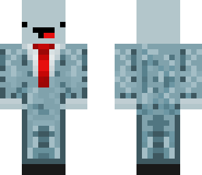 grey derp in suit