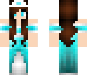 turquoise princess gown