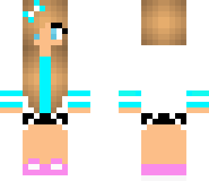 cute blue girl