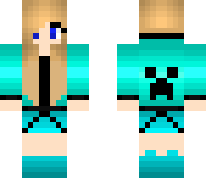 aqua creeper girl