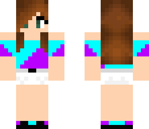 colorfull girl skin