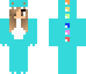 dino skin blu