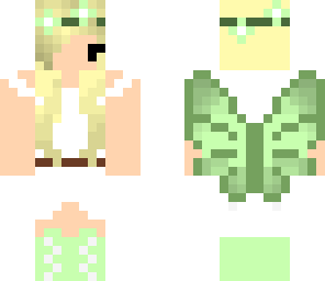 cute green fairy