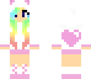 super cute rainbow girl