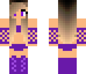 purple sexy girl