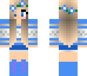 blue girl 