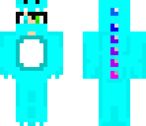 blue neon dino better tummy