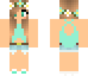 adorable mint green girl