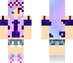 purple flower girl
