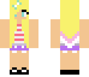 blonde summer girl