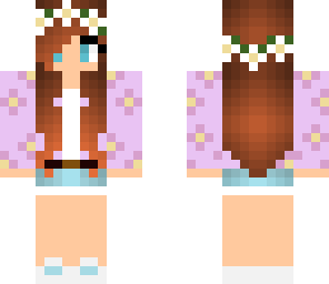 cute flower cardigan girl