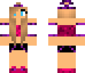 cute rose purple tomboy girl