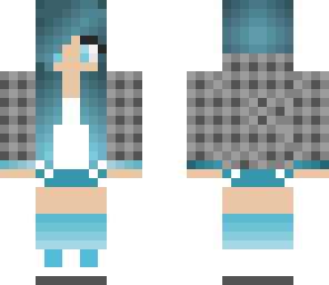 blue girl