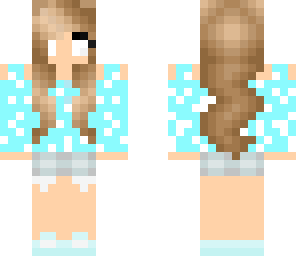 icy herobrine girl