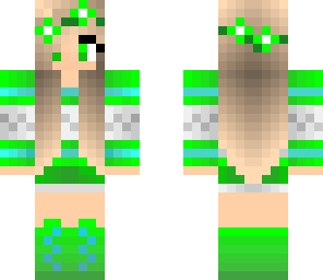 emerald green girl