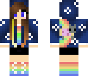 nyan cat sqaishey hair girl