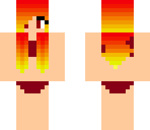 fire girl in bikini