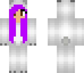 ava as a polar bear