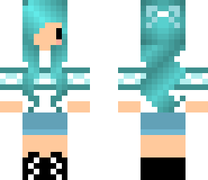 kawaii blue girl