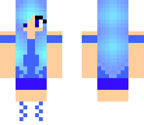 blue girl