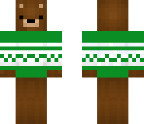 bear green sweater