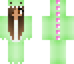 green dino girl