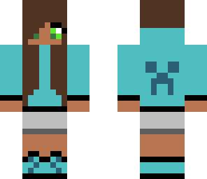 girl with creeper hood