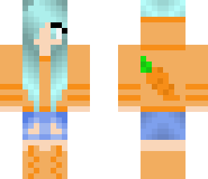 carrot hoodie girl