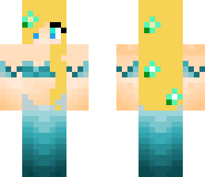mint and blue mermaid