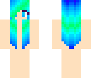 blue and green hair base