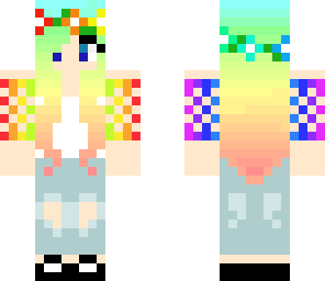 rainbow girl
