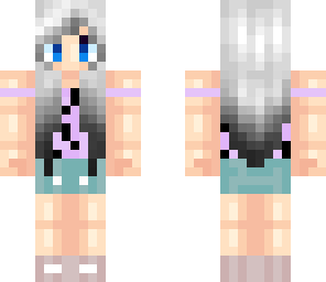 polka dot ombre hair girl