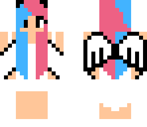pink blue tomboy angel edit
