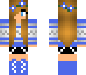 blue girl