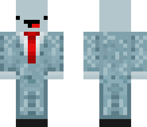 grey derp in suit