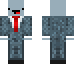dark grey derp in suit