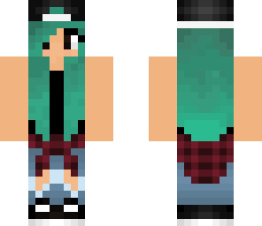 tomboy teal girl
