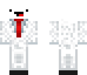 white derp in suit