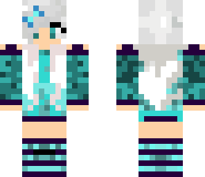 blue girl