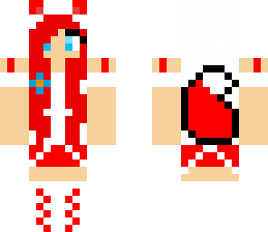 fire girl with flower