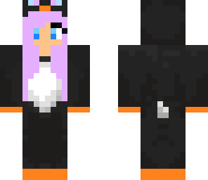 cutie penguin girl in a onsie