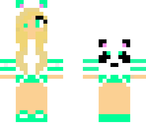 edited panda girl