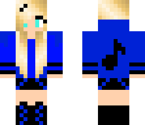 blonde music girl