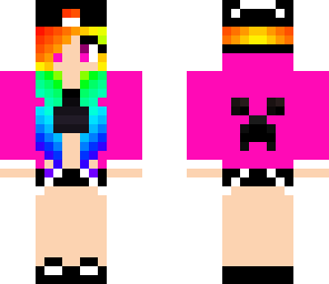 awesome rainbow girl