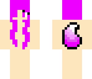 purple wolf girl base