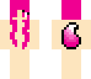 pink wolf girl base