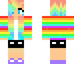 rainbow girl